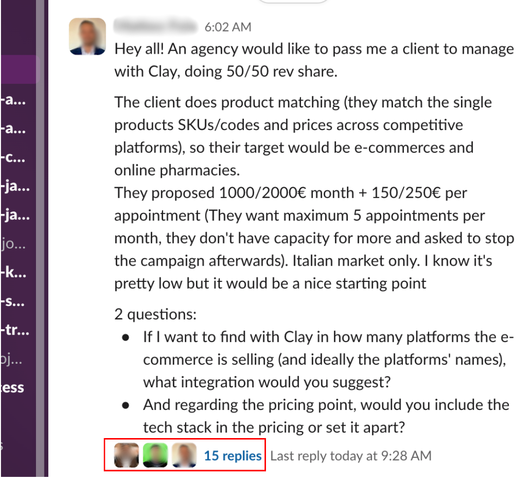 Community example
